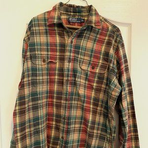 Mens Large Ralph Lauren Flannel